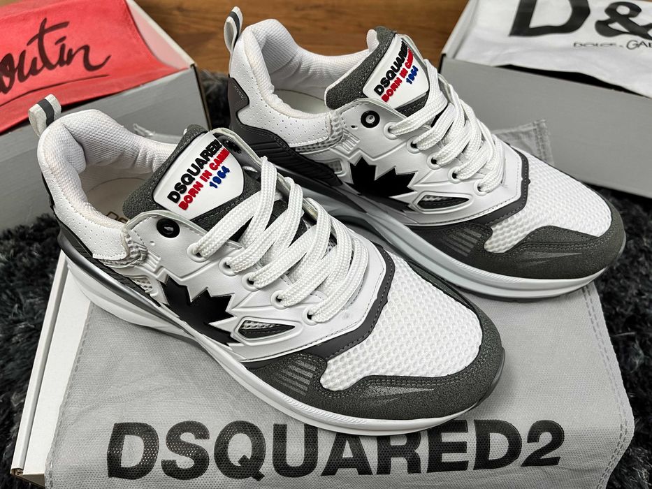 >- CEL MAI BUN PREȚ -< Sneakers - adidași - pantofi sport bărbați Dsquared2 Dash Runner D2 dsq model vara 2026