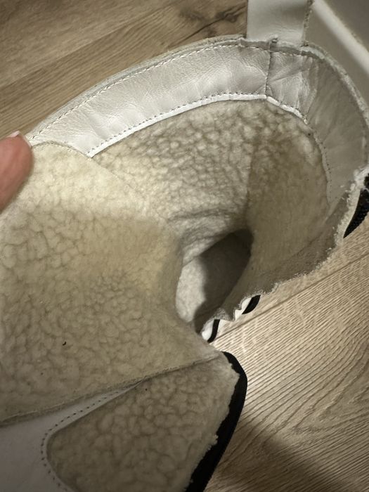 Ghete de piele naturală îmblanite