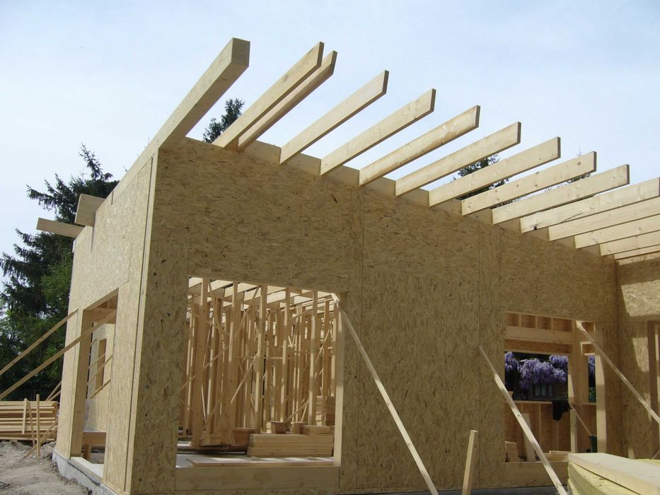 Vand case pe structura din lemn
