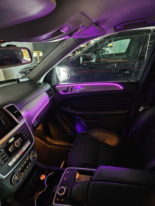 Kit lumini ambientale 18 in 1 acrilice bluetooth pentru Mercedes