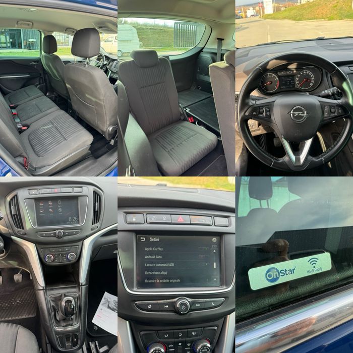 Opel Zafira 2018 1.6Benzina Cng 7Locuri 120.000km 150 cai
