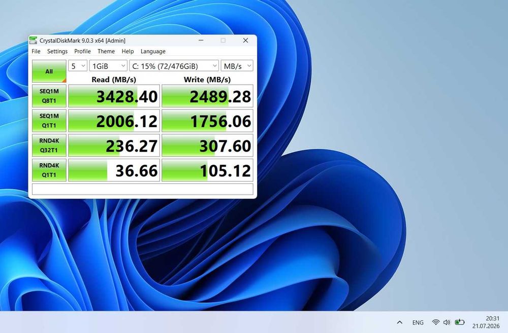SSD 512Gb NVMe m.2