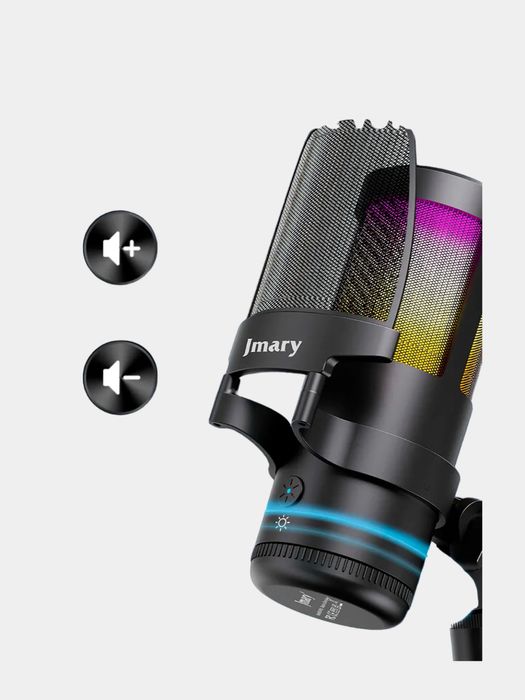 Профессиональный настольный микрофон Jmary MC-PW13 RGB Доставка есть!