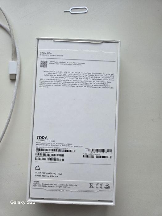 Iphone 16 pro 128 gb Аккум 91%