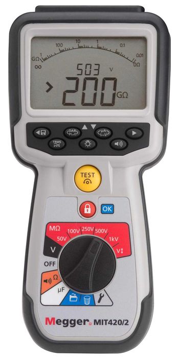 Megger MIT420/2 Тестер за изолация с памет