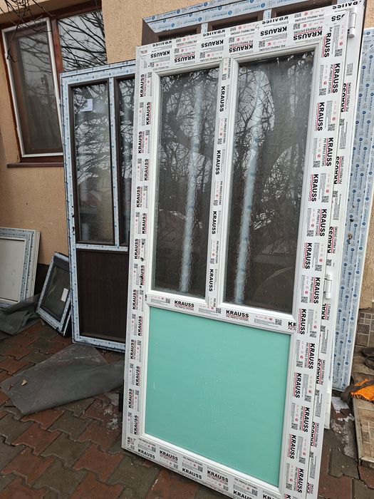 Vănd termopan pvc uși și geamuri noi