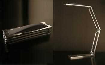 Ilaria Marelli lampa de birou LED model Chain spatial design Italia