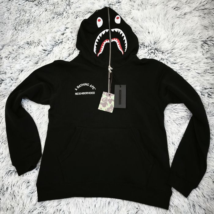 BAPE x NEIGHBORHOOD мъжки суичър/худи размер М НОВ