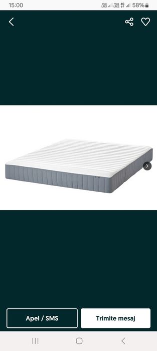 Vand saltea 180 cm pe 200 cm