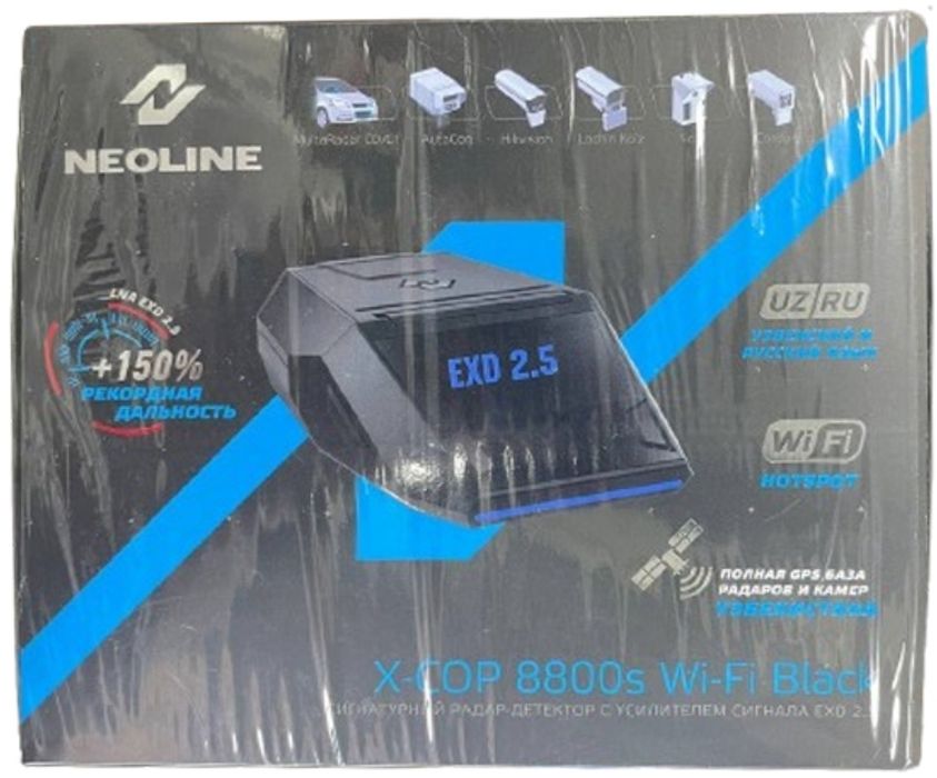 Neoline X-COP 8800 Wi-Fi black yengi karopkadan ochilgan narsalari bor