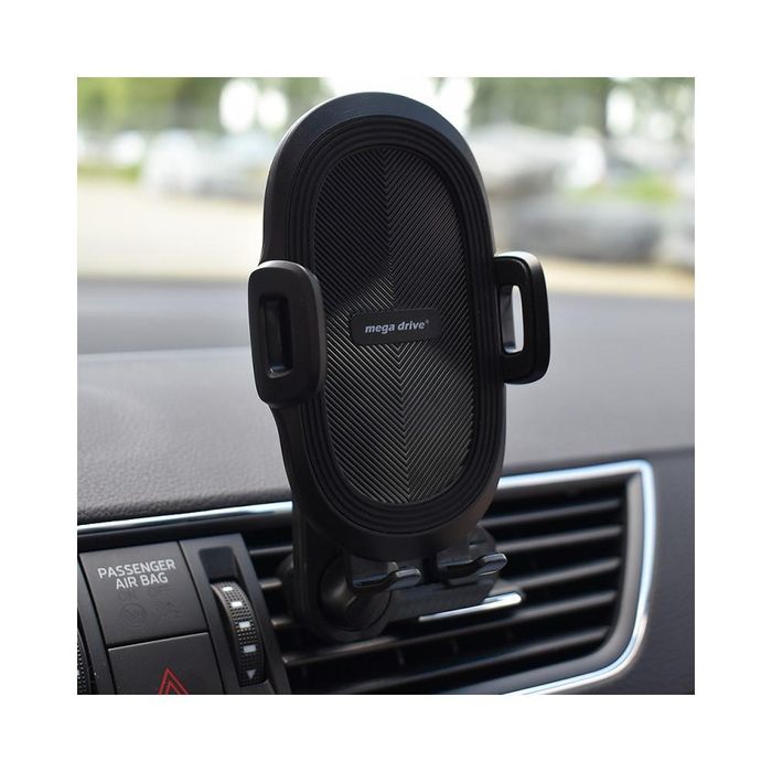 Suport telefon auto extensibil 55-105mm cu prindere in grila de ventil