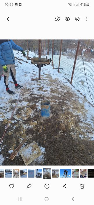 Foraje puțuri apa prelungirii denisipări și piloni