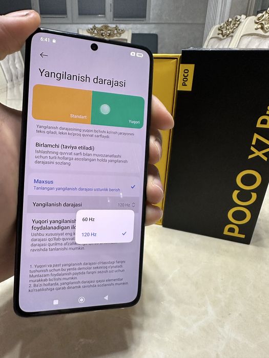 Poco x7 pro 12/512gb