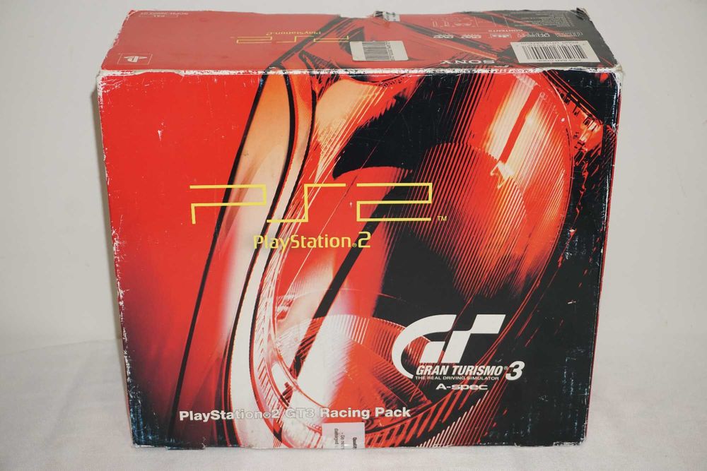 Конзола PS2 FAT GT3 Racing Pack SCPH-35003 Made in Japan С Оригинална Кутия и Касова Бележка от 2001г