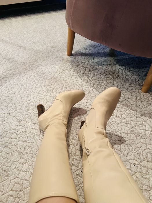 Cizme piele naturala Mango