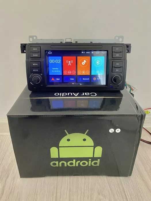 Navigație Android 15 BMW E46 Dedicată – CarPlay, Android Auto, QLED