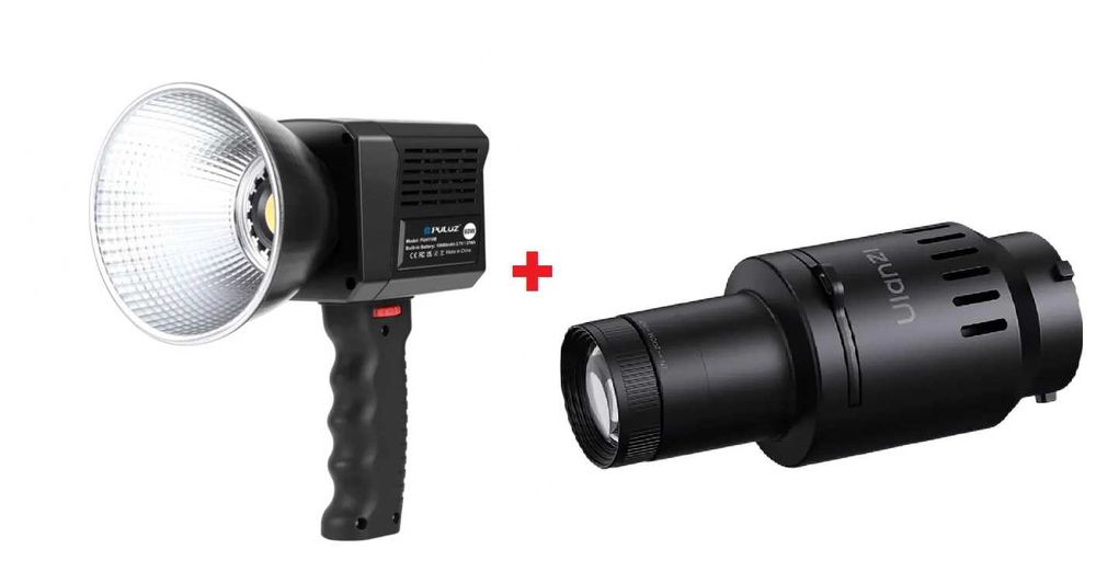 Проекционная насадка Ulanzi LAS007 маски Гобо + Свет