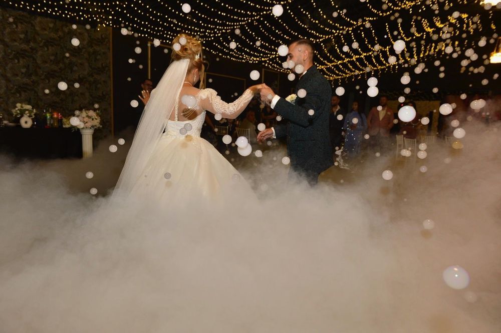 cabina foto, oglinda foto, fum greu, baloane de fum,  artificii, tort