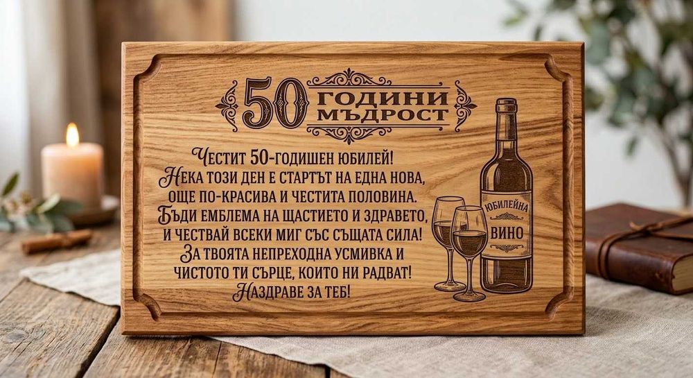 Персонализирани дъски за мезета