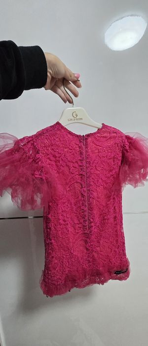 Цикламена ( фуксия) официална детска рокля Salzarra