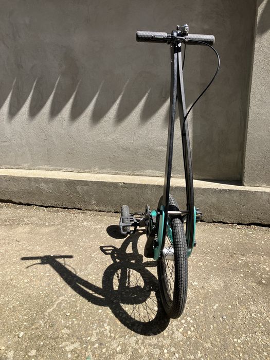 Halfbike, stare foarte bună - bicicletă pliabilă ergonomică pedalezi stând în picioare