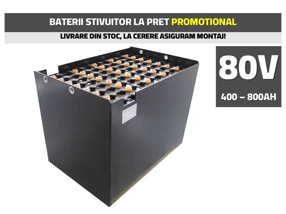 Baterii și Acumulatori - Stivuitoare si Fotovoltaice - plata in rate