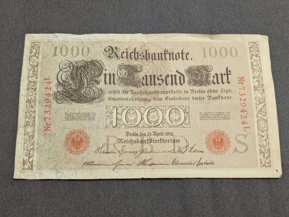 Bancnote vechi Romania, Germania și Austro Ungaria