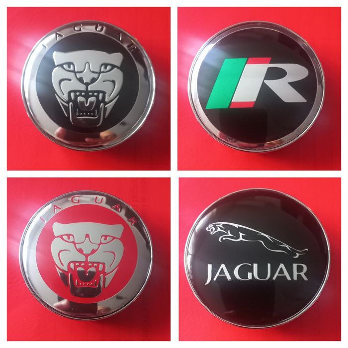 Jaguar - set 4 capace pentru jante de aliaj