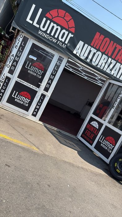 Montaj folie auto Llumar autorizata cu garanție 12 ani
