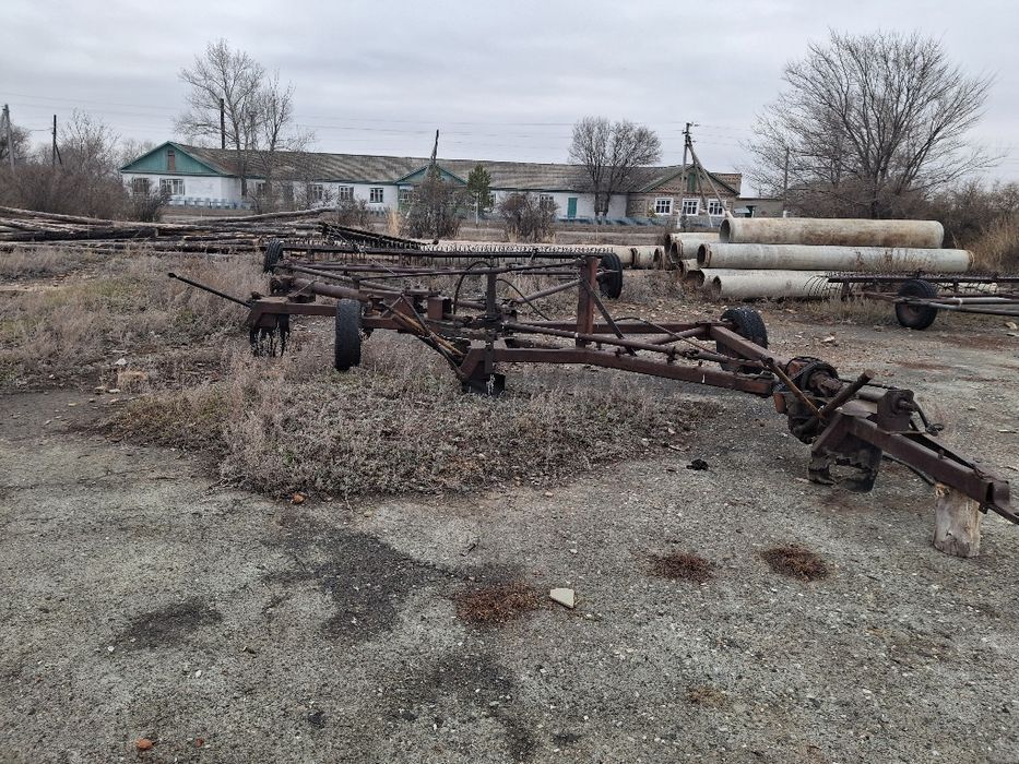 Прицеп, вагончик, косилка пресс