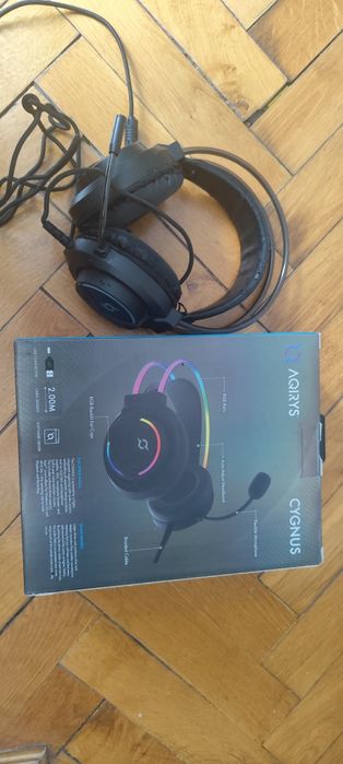 IEFTIN!Casti gaming cu microfon Aqirys Cygnus, USB, 7.1 surround