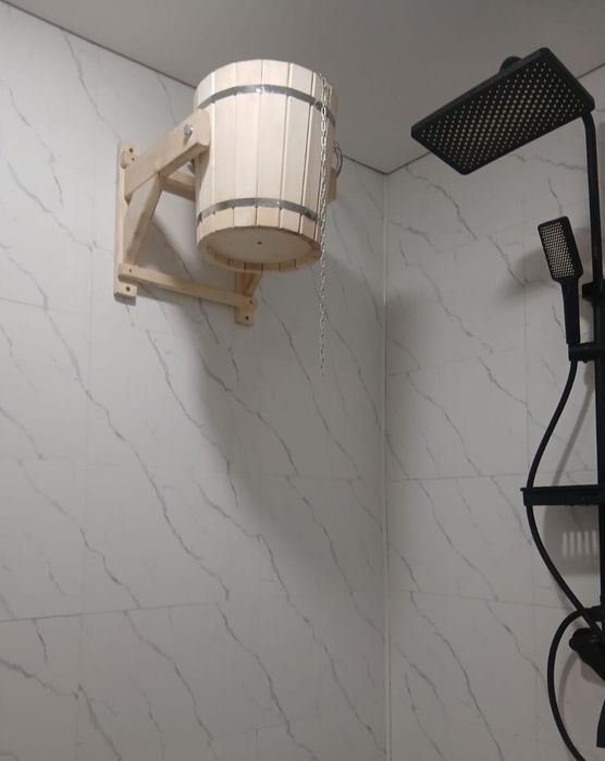 Новая баня на дровах