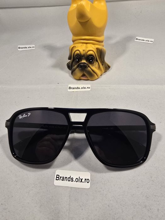 Ochelari de soare polarizati Ray-Ban RB4181, Black, Made in Italy