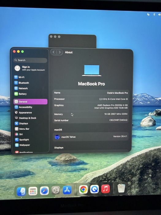 Macbook Pro 16 Inch I9 1TB 16 Gb Ram