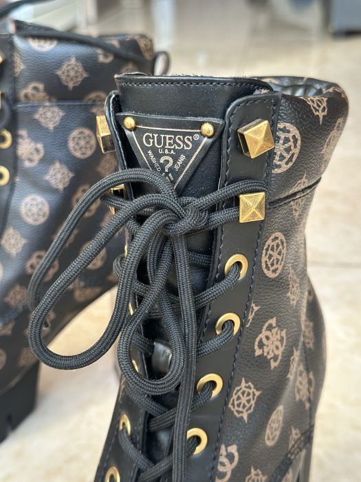 Guess кафяви боти на ток 40 номер