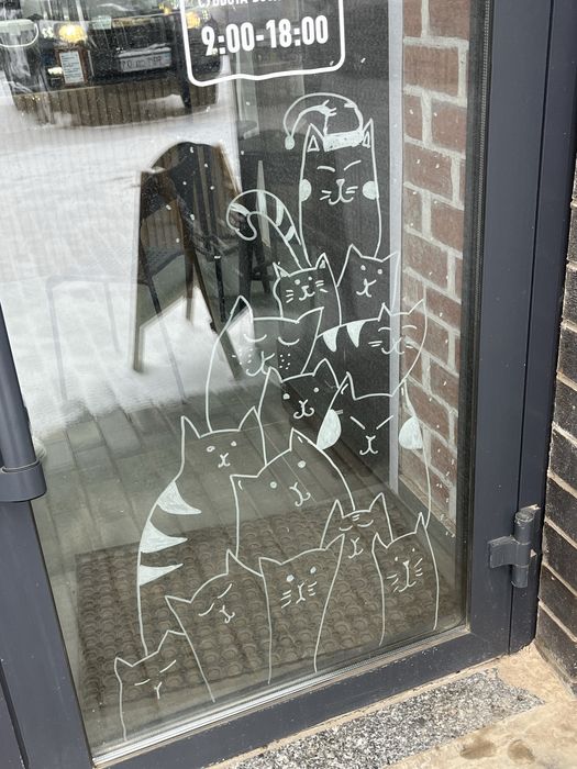 рисунки кофейных досках и стекле