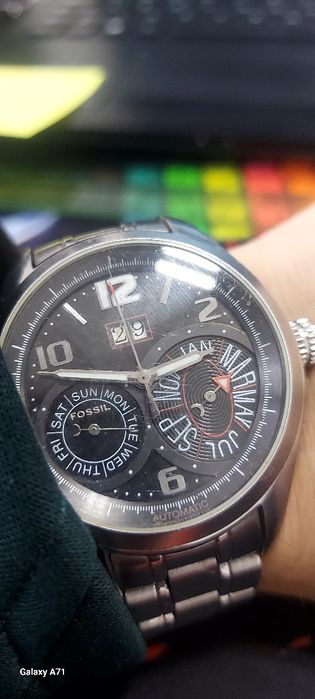 Ceas Seiko și Fossil automatic