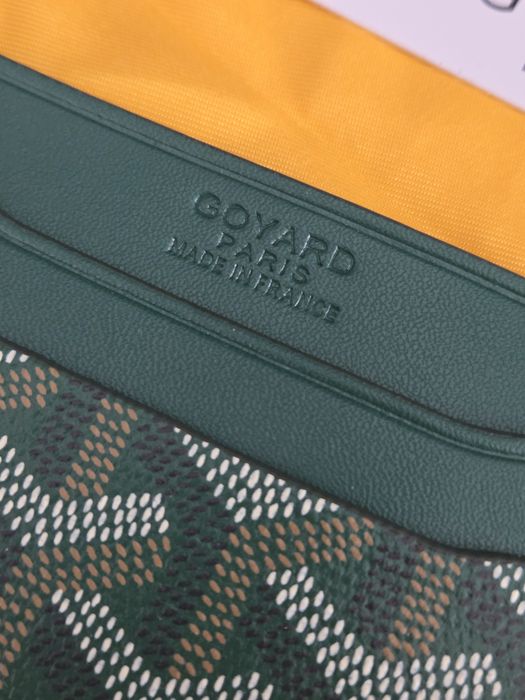 Card holder goyard // verde