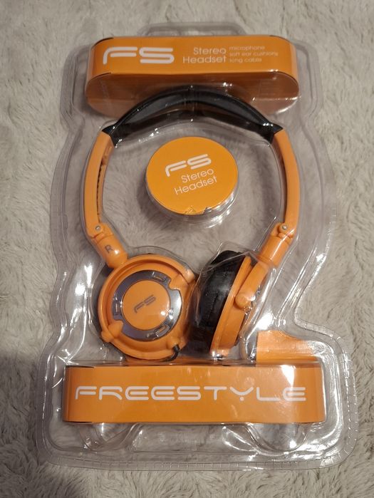 Слушалки, Freestyle Stereo Headset, Orange FH0022O, нови, неотваряни