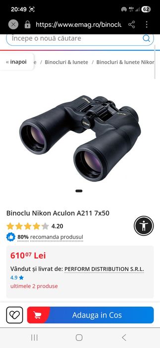 Binoclu nikon pentru pasionati