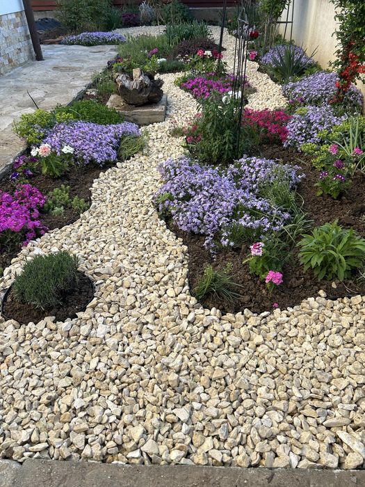 Nisip Pamant negru vegetal Asfalt frezat Balastru Pietris Piatra decorativa