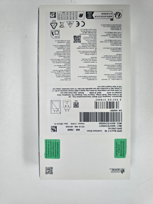 Telefon mobil OPPO Reno14 F, Dual SIM, 8GB RAM, 256GB, 5G -P-