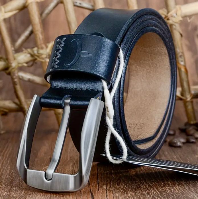 Мъжки модерен колан COWATHER*/Премиум естест.телешка кожа -10%Промоция