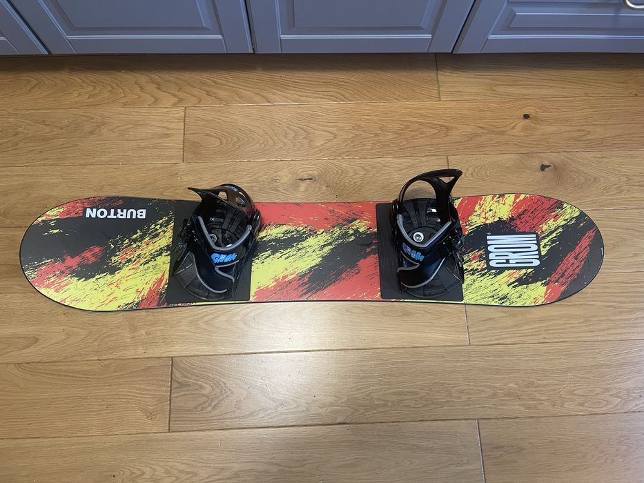 Snowboard Burton Groom Flat 110 cm + legaturi
