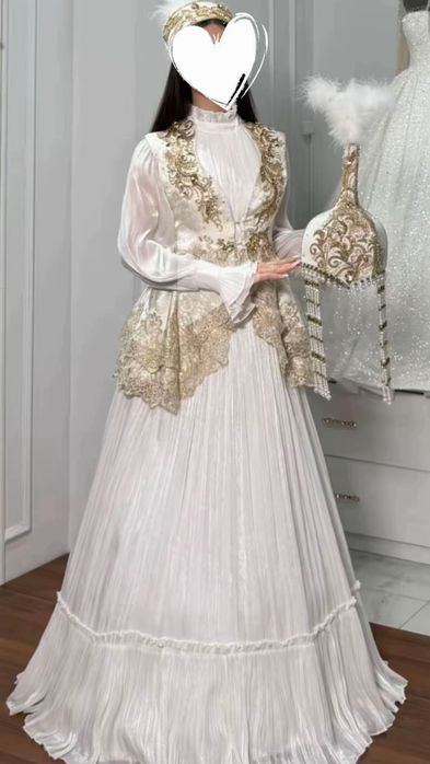 Казахское свадебное платье напрокат