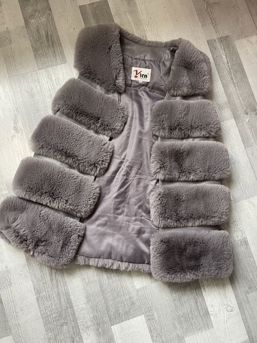 Vesta din blana artificiala