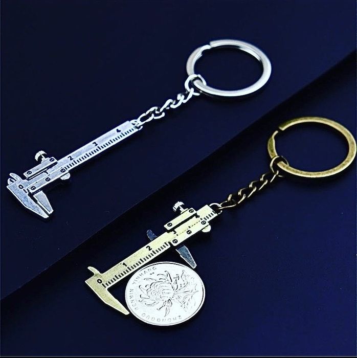 Мини Штангенциркуль брелок
