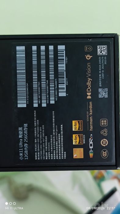 Xiomi 11 ultra aybi yoq kamera 120x zoom xotira12g 256.