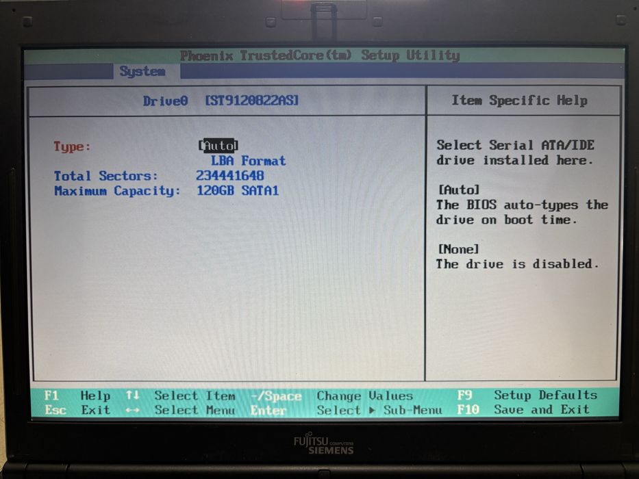 Laptop Lifebook S6410 Ubuntu