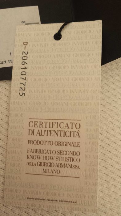 Нова мъжка вратовръзка GIORGIO ARMANI, Италия, коприна